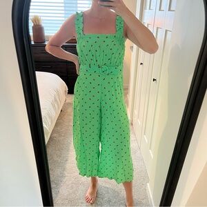 Faithful The Brand Green Floral Jumpsuit